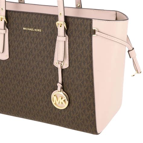 michael kors tasche braun weiß|Designer.